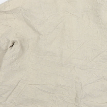 Bonmarché Womens Beige  Linen Jacket Suit Jacket Size 14