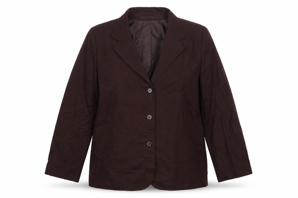 Womens UK Size 18 Slimma Regular Brown Suit Jacket