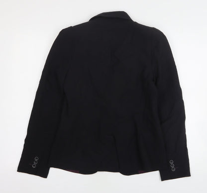 Atmosphere Womens Black  Polyester Jacket Sport Coat Size 12