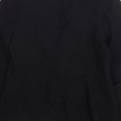 Atmosphere Womens Black  Polyester Jacket Sport Coat Size 12