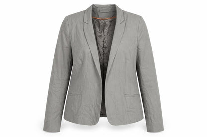 Papaya Womens Grey  Polyester Jacket Suit Jacket Size 14