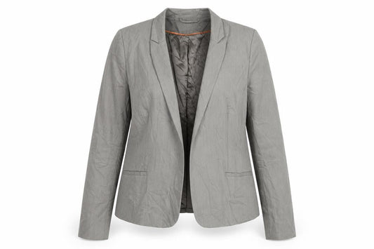 Papaya Womens Grey  Polyester Jacket Suit Jacket Size 14