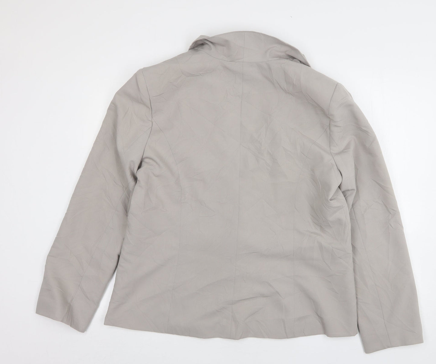 Atmosphere Womens Grey  Polyester Jacket Suit Jacket Size 20