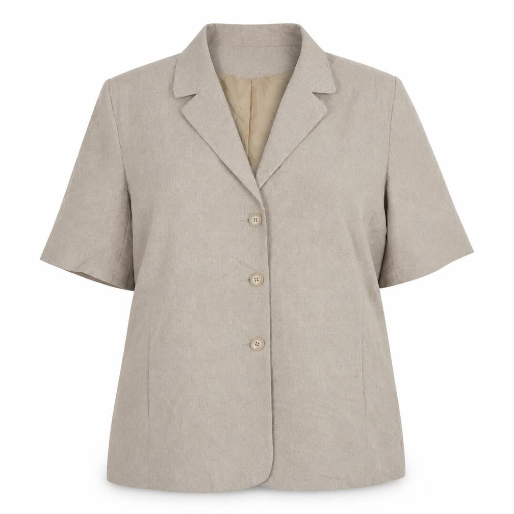 Womens UK Size 18 Bonmarché Regular Beige Suit Jacket