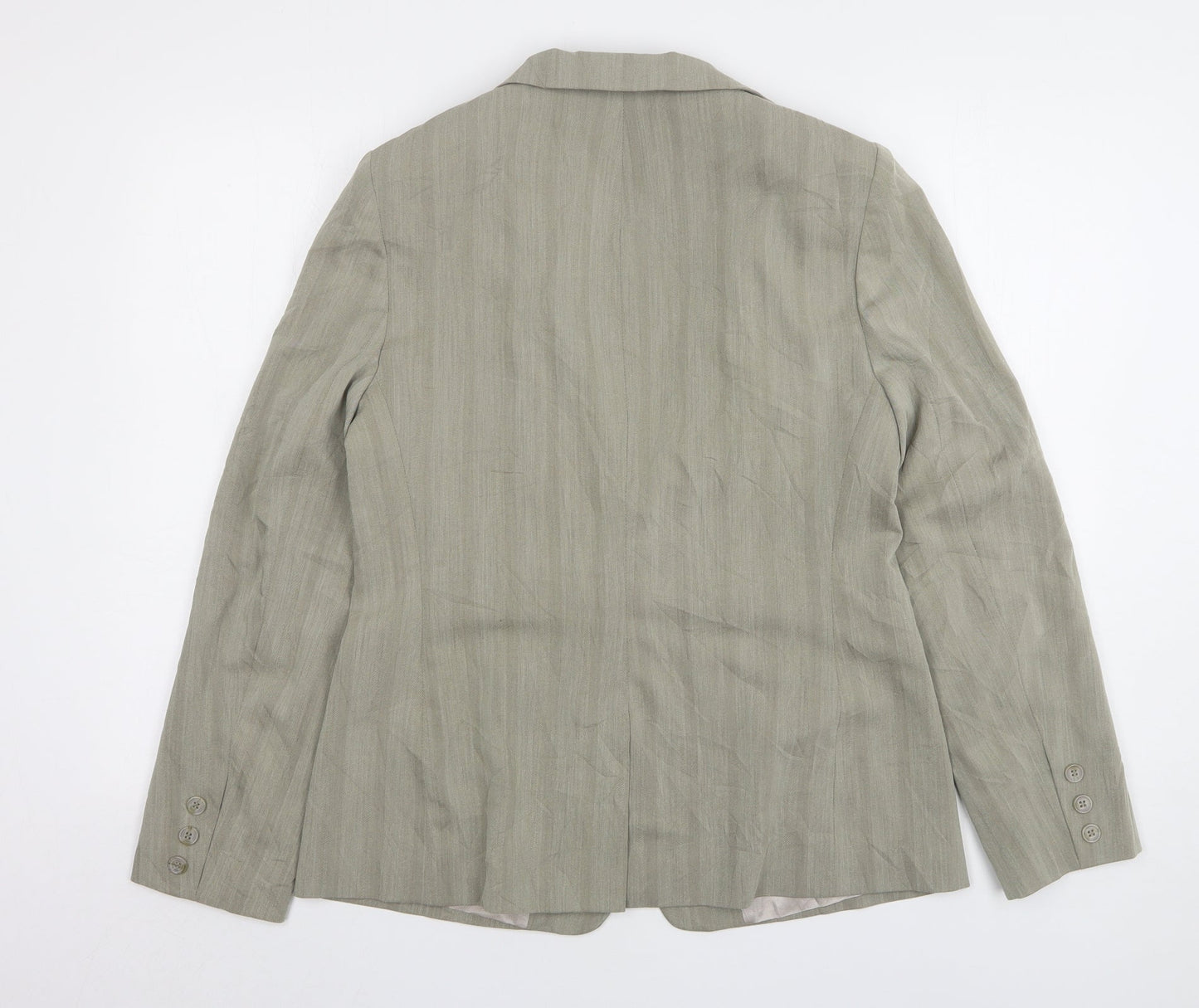 George Womens Green  Polyester Jacket Suit Jacket Size 14