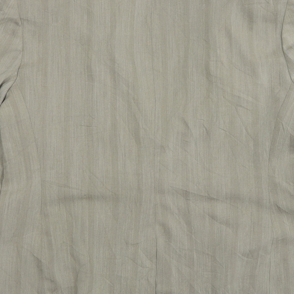 George Womens Green  Polyester Jacket Suit Jacket Size 14