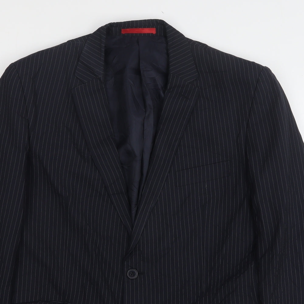 Mens UK Size 42 Burton Regular Blue Suit Jacket