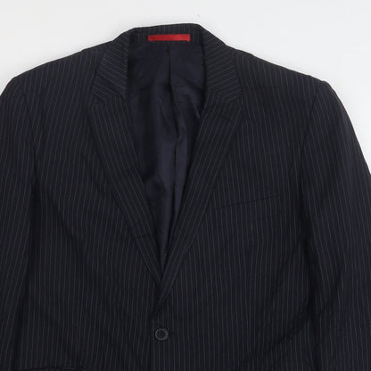 Mens UK Size 42 Burton Regular Blue Suit Jacket