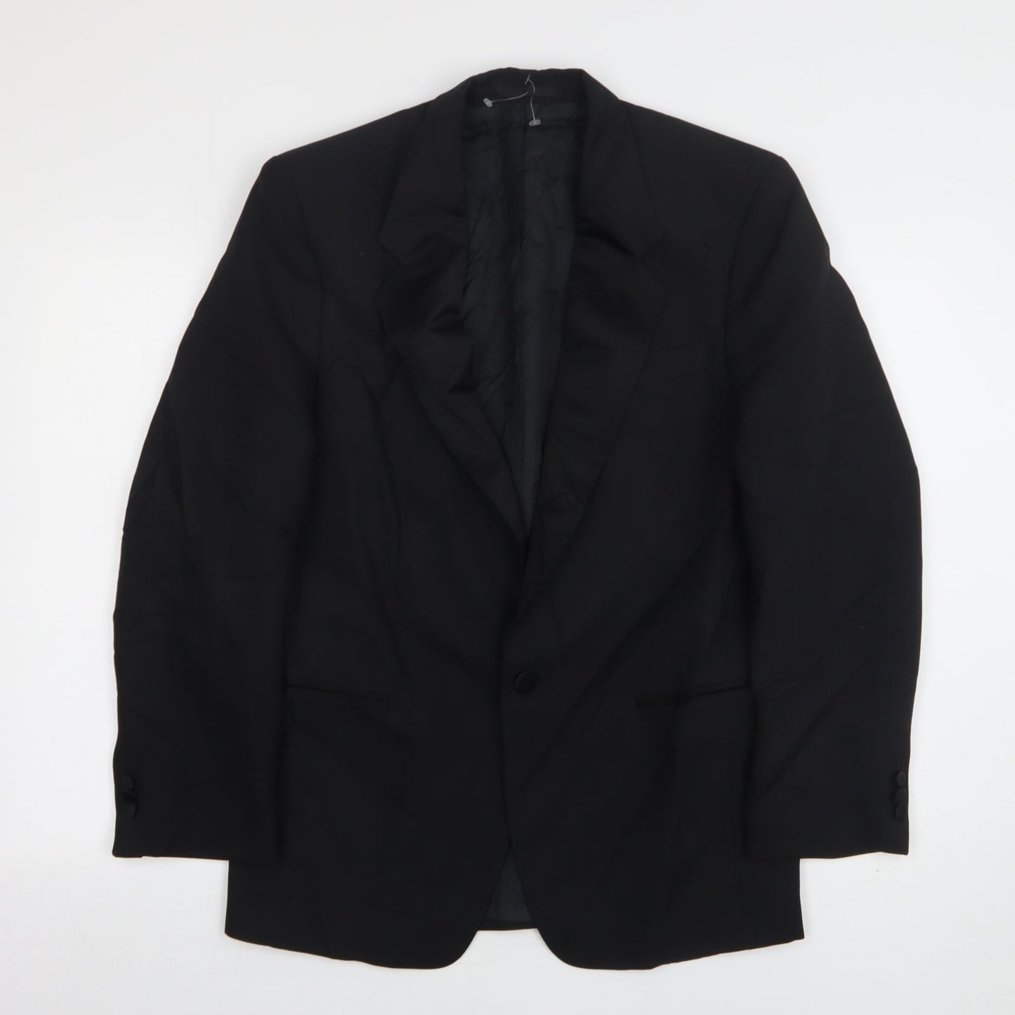 Mens UK Size 38 Wellington Regular Black Suit Jacket