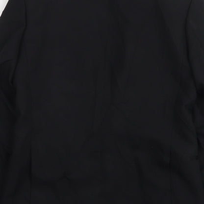 Mens UK Size 38 Wellington Regular Black Suit Jacket