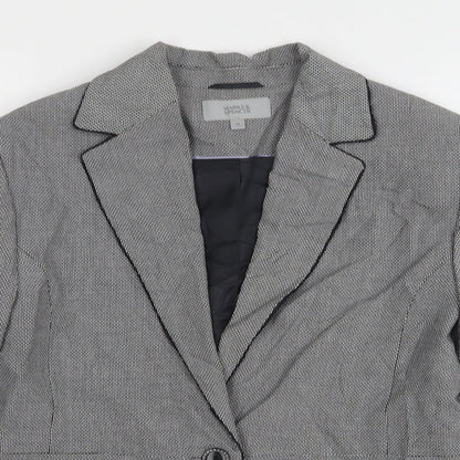 Womens UK Size 14 Marks and Spencer Regular Grey Suit Jacket