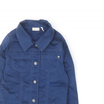 name it Girls Blue   Jacket  Size 7 Years