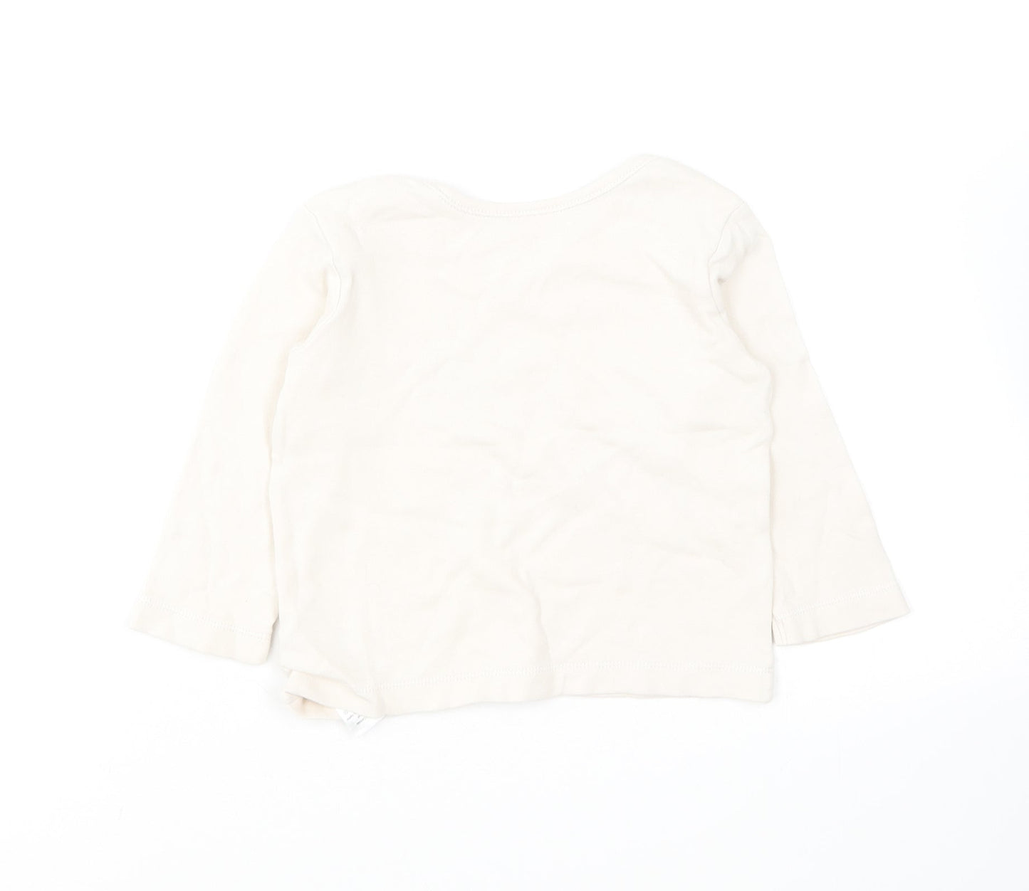 George Baby Beige Solid Cotton Cami Pyjama Top Size 9-12 Months   - Winnie The Pooh