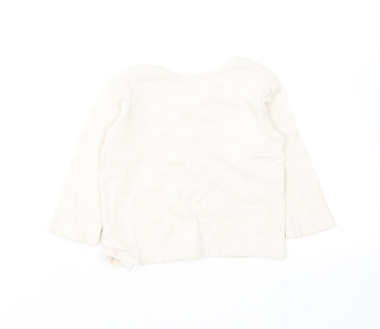 George Baby Beige Solid Cotton Cami Pyjama Top Size 9-12 Months   - Winnie The Pooh