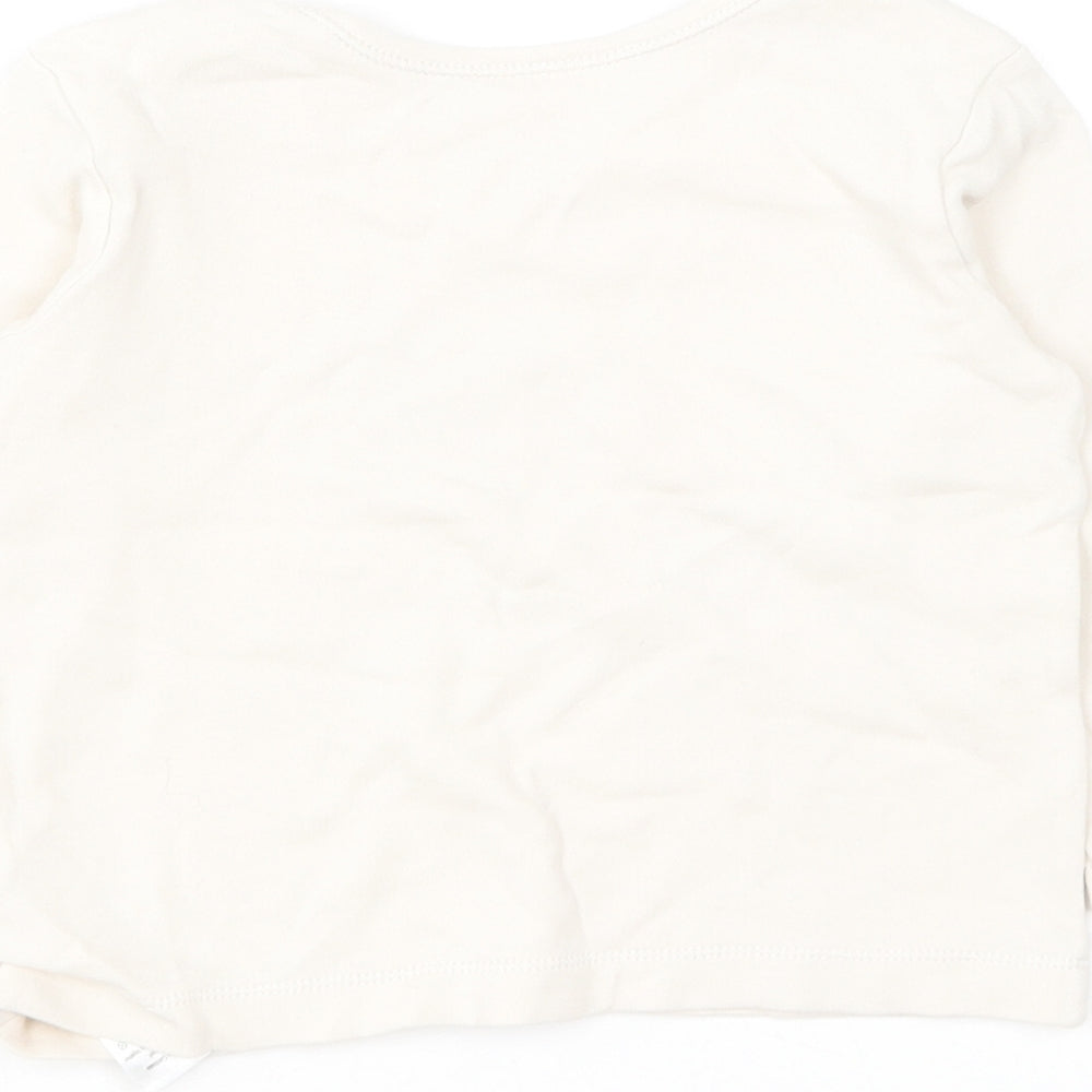 George Baby Beige Solid Cotton Cami Pyjama Top Size 9-12 Months   - Winnie The Pooh