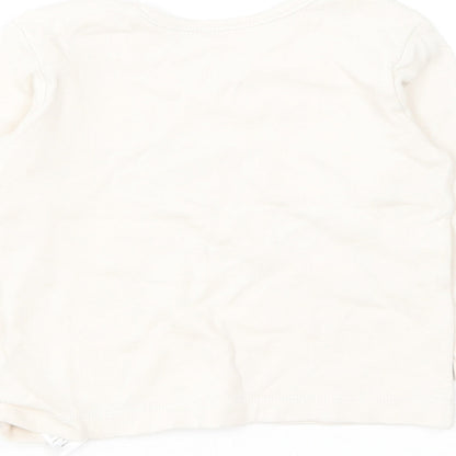 George Baby Beige Solid Cotton Cami Pyjama Top Size 9-12 Months   - Winnie The Pooh