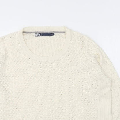 Womens UK Size S EWM Ivory Pullover Jumper