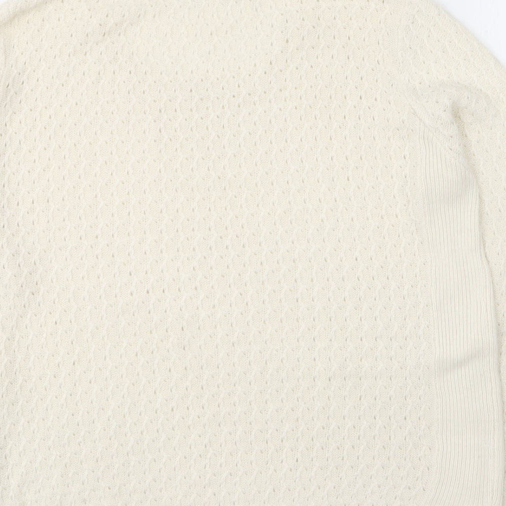 Womens UK Size S EWM Ivory Pullover Jumper