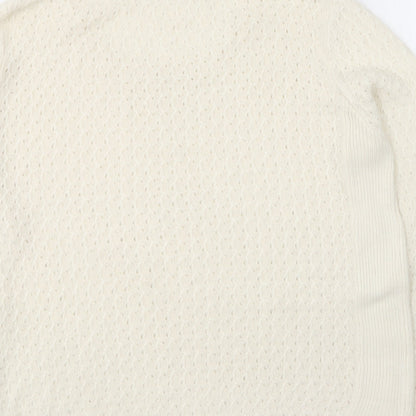 Womens UK Size S EWM Ivory Pullover Jumper