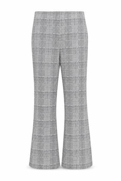 Shein Curve Womens Black Herringbone Polyester Trousers  Size XL L32 in Regular