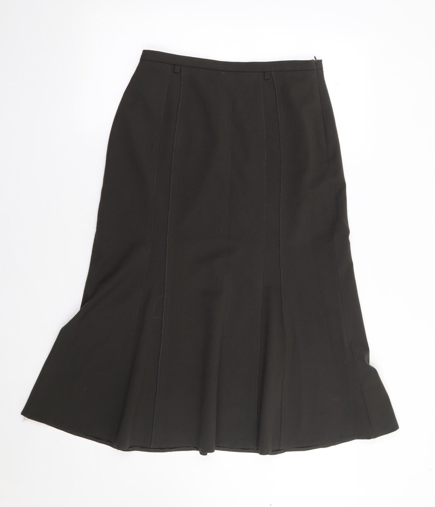 Gerry Weber Womens Green  Polyester Flare Skirt Size 28   Zip