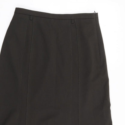 Gerry Weber Womens Green  Polyester Flare Skirt Size 28   Zip