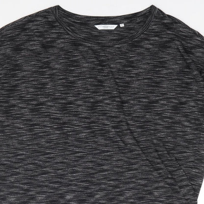 Womens UK Size 12 New Look Grey Jersey T-Shirt