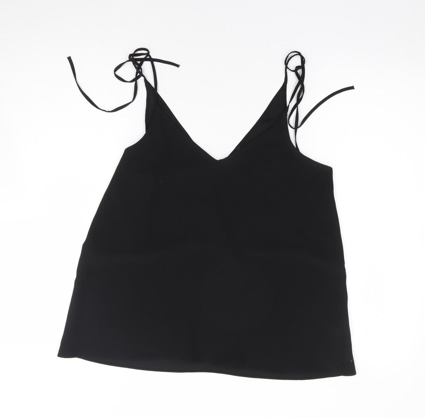 Womens UK Size 10 River Island Black Camisole Tank