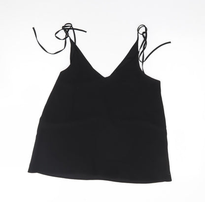 Womens UK Size 10 River Island Black Camisole Tank