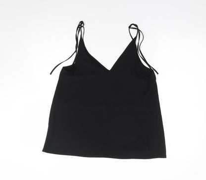 Womens UK Size 10 River Island Black Camisole Tank