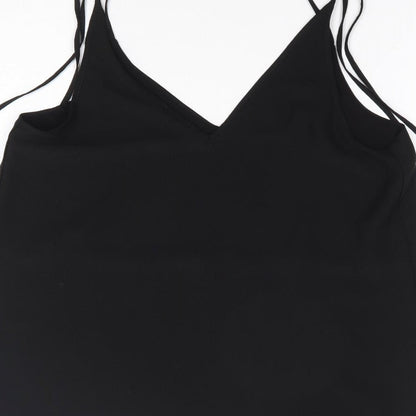Womens UK Size 10 River Island Black Camisole Tank