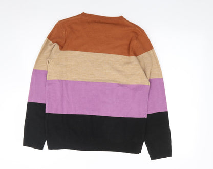 Womens UK Size 10 Marks and Spencer Multicoloured Pullover Jumper