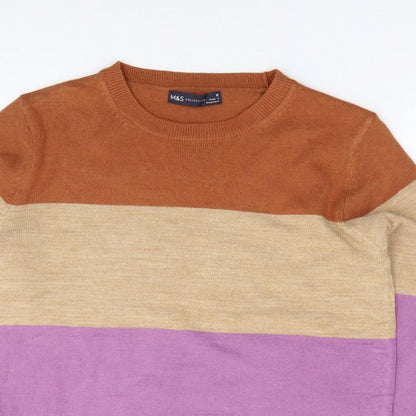 Womens UK Size 10 Marks and Spencer Multicoloured Pullover Jumper