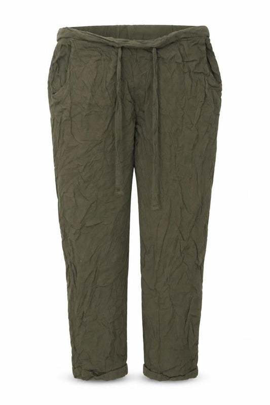 Womens UK Size 10 Atmosphere Regular Fit Capri Green Trousers