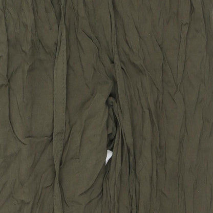 Womens UK Size 10 Atmosphere Regular Fit Capri Green Trousers