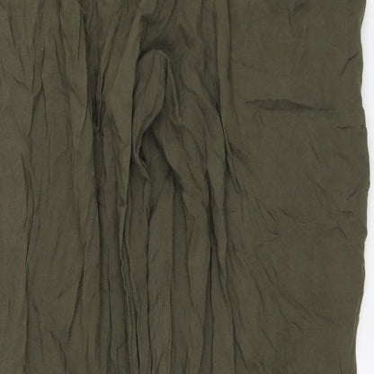 Womens UK Size 10 Atmosphere Regular Fit Capri Green Trousers