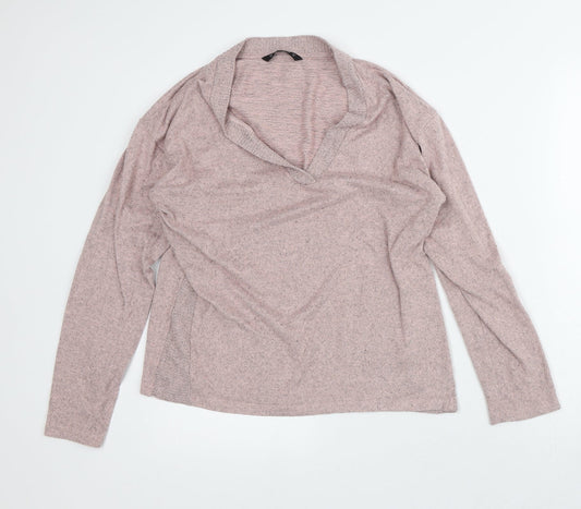 Womens UK Size M Dunnes Stores Pink Pullover Sweatshirt