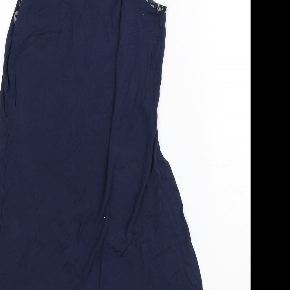 Preworn Womens Blue  Polyester A-Line  Size S  Square Neck