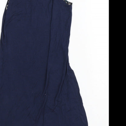Preworn Womens Blue  Polyester A-Line  Size S  Square Neck