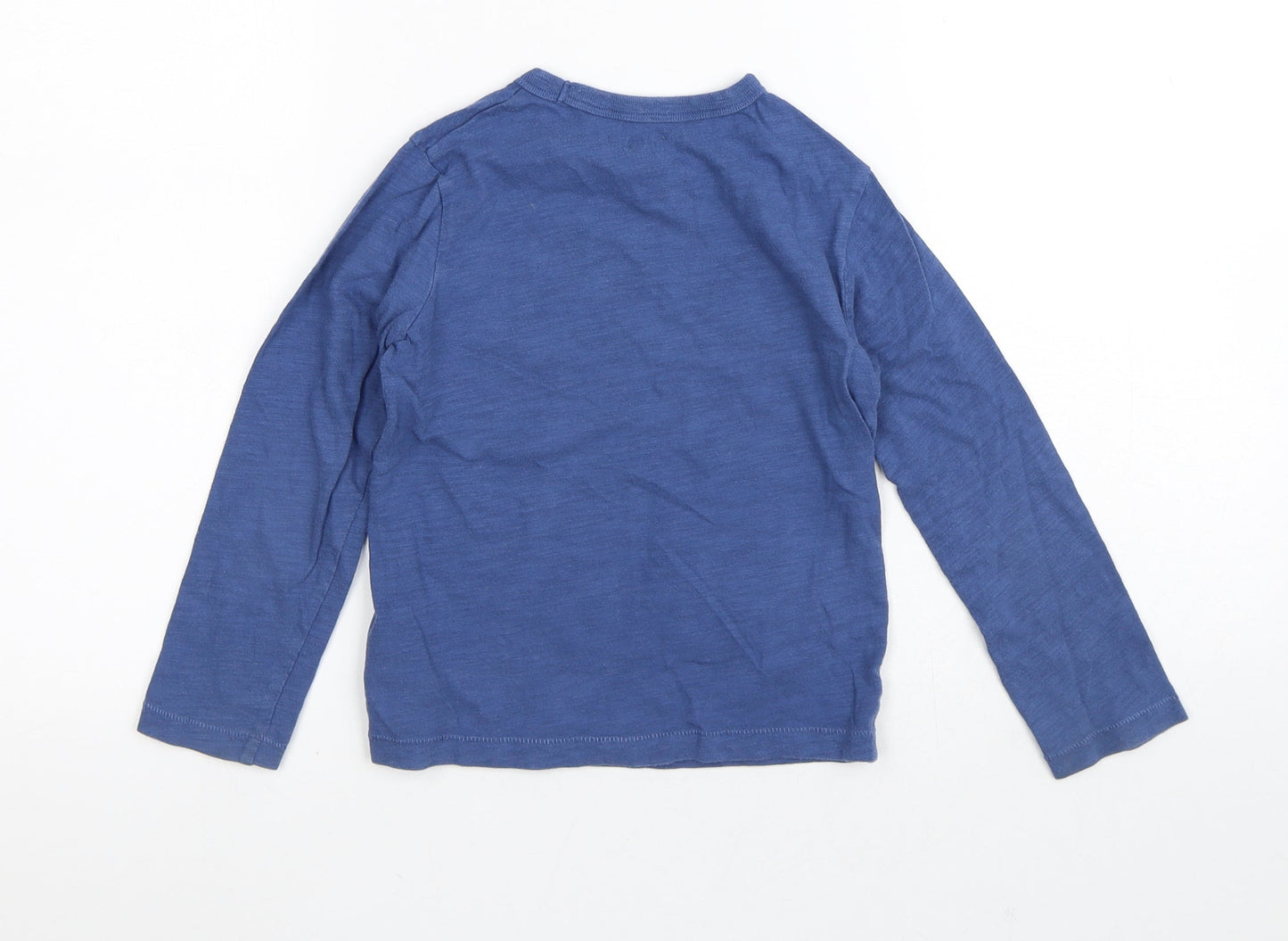 DC Boys Blue  100% Cotton Basic T-Shirt Size 5 Years Crew Neck  - Justice League