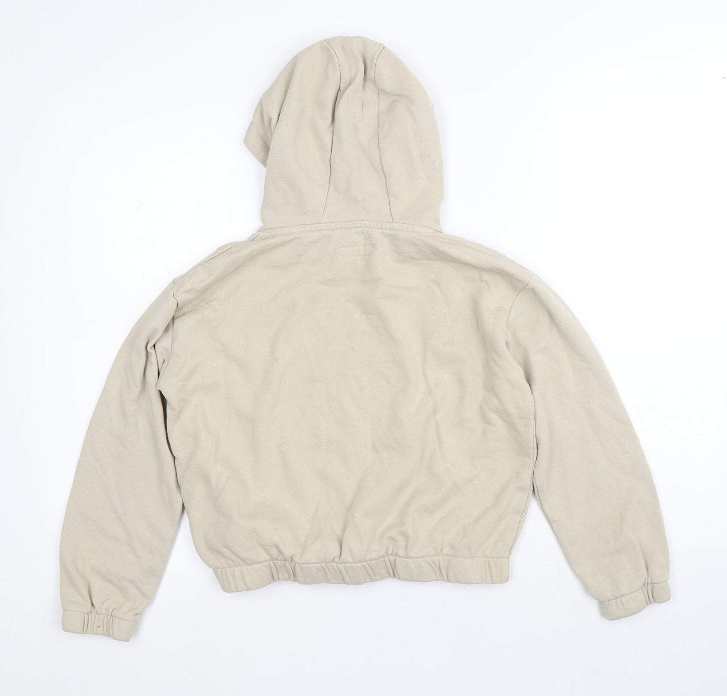Primark Girls Beige  Cotton Pullover Hoodie Size 10-11 Years   - Inspire