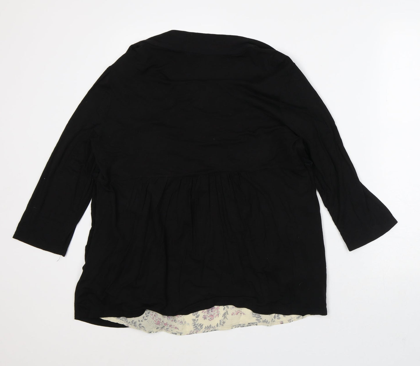 Womens UK Size M Preworn Black Cardigan Jumper