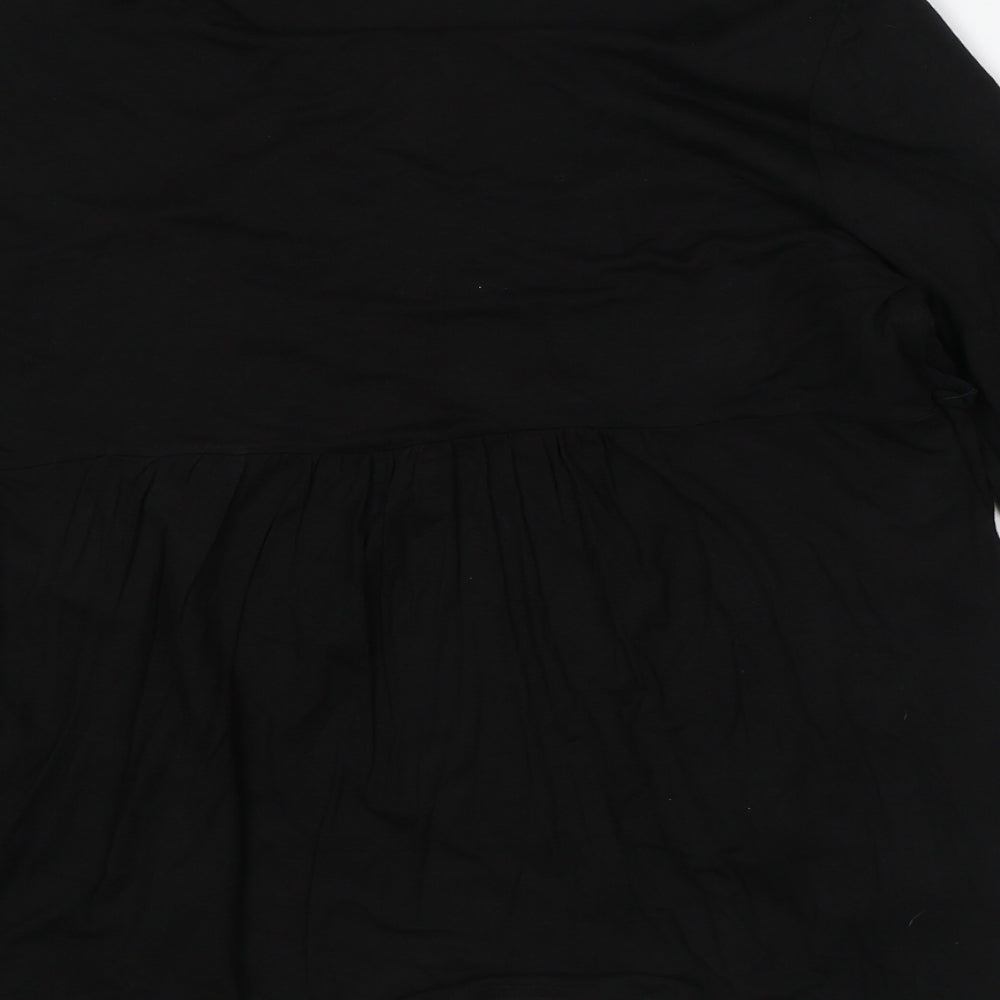 Womens UK Size M Preworn Black Cardigan Jumper
