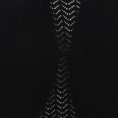 Womens UK Size L Pulse Black Cardigan Jumper