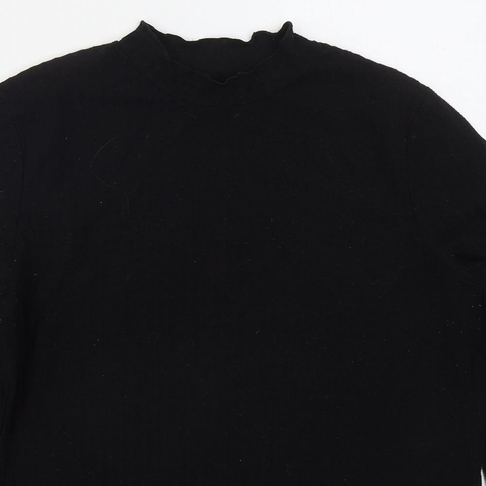 Womens UK Size 14 Papaya Black Pullover Jumper