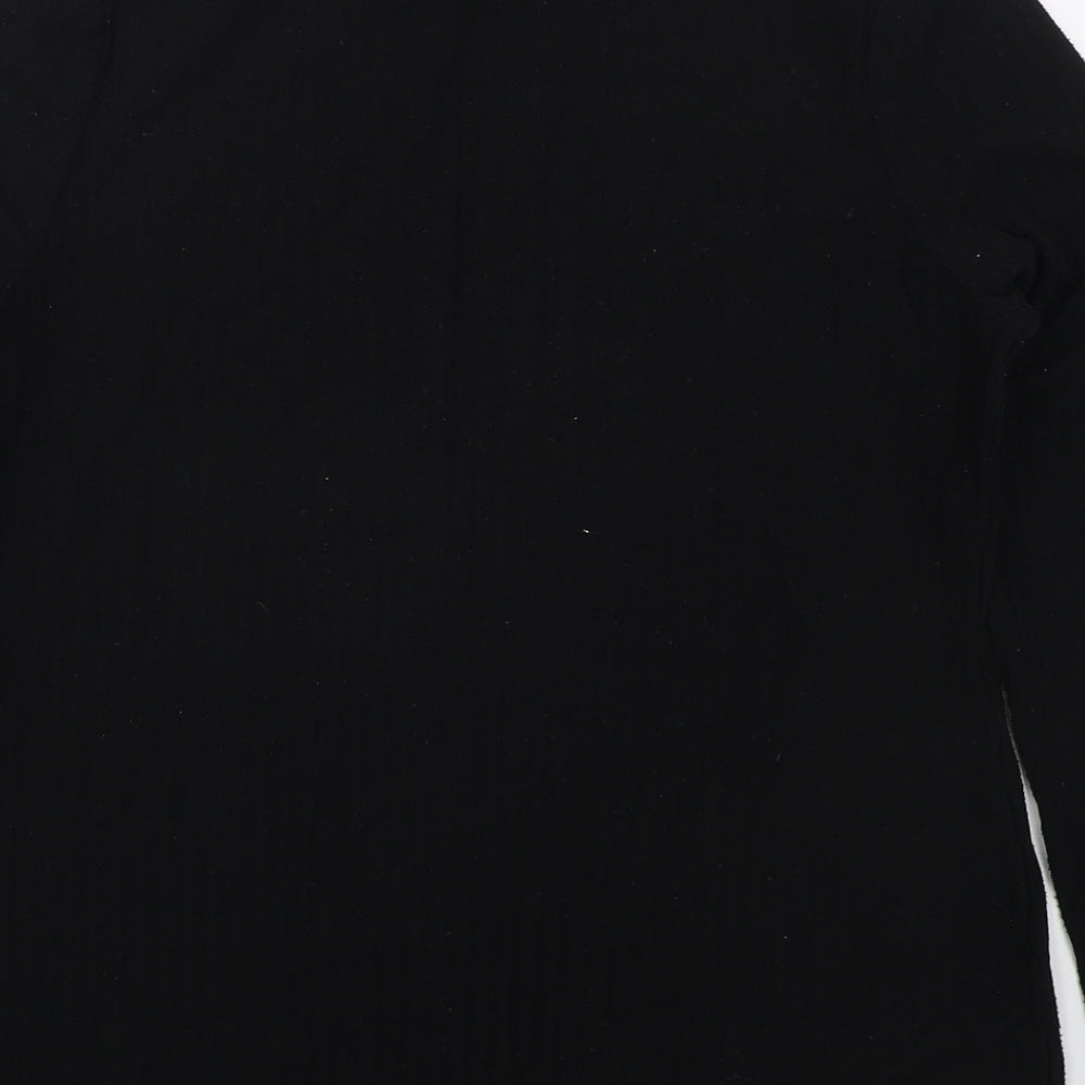 Womens UK Size 14 Papaya Black Pullover Jumper