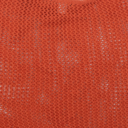 Balsamic Womens Orange Boat Neck  Cotton Pullover Jumper Size 18