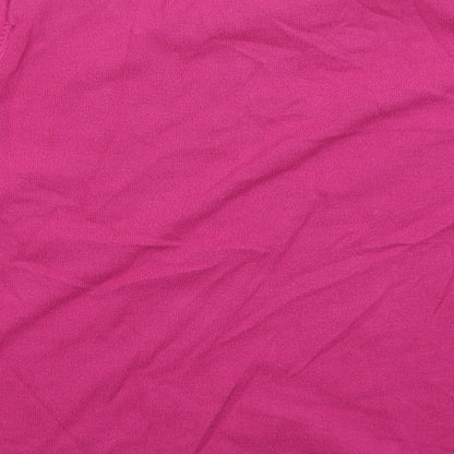 SarahHamilton Womens Pink Round Neck  Viscose Pullover Jumper Size L