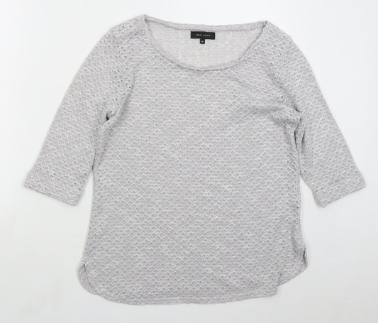 Womens UK Size 14 New Look Grey Pullover Jumper