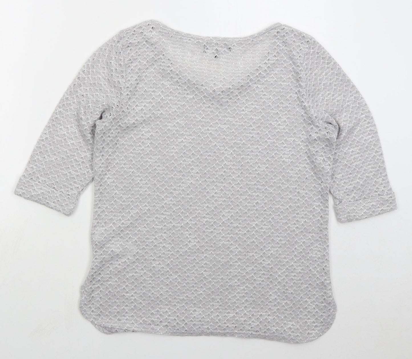 Womens UK Size 14 New Look Grey Pullover Jumper